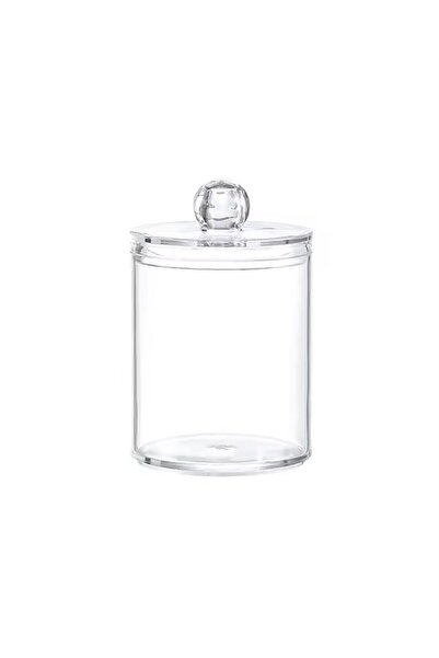 Choice1 Closed mouth Small Clear Acrylic Qtip Holder Dispenser for Cotton Swa...