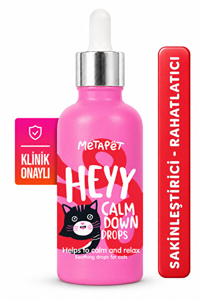 Metapet Kediler için Doğal Sakinleştirici Rahatlatıcı Damla, Stres Giderici, ...