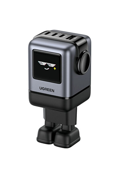 Ugreen Incarcator de retea Uno 100W, GaN Fast Charger, 1x USB-A, 3x USB-C, Ne...