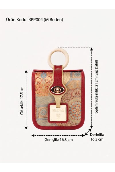 Shayen Paris Royal Mosaic Luxe Makeup Bag - Gift Box