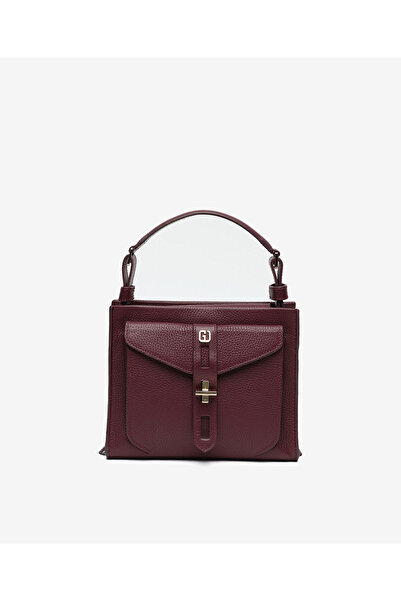 Greyder Kadın Bordo Hakiki Deri Çapraz Çanta 6Y2CN69848