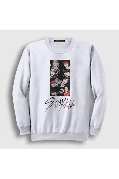 Presmono Unisex bela majica Stray Kids za članove 122958tt