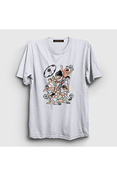 Presmono Unisex beli Niupi fudbalski anime kapetan Kapetan Tsubasa T-shirt 32...
