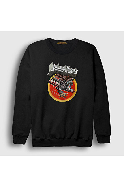 Presmono Unisex Black Vengeance Judas Priest Sweatshirt 88923tt