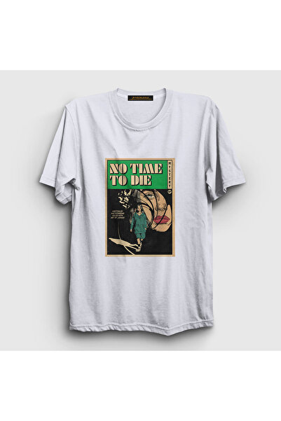 Presmono Unisex bela No Time Billie Eilish T-shirt 154390tt