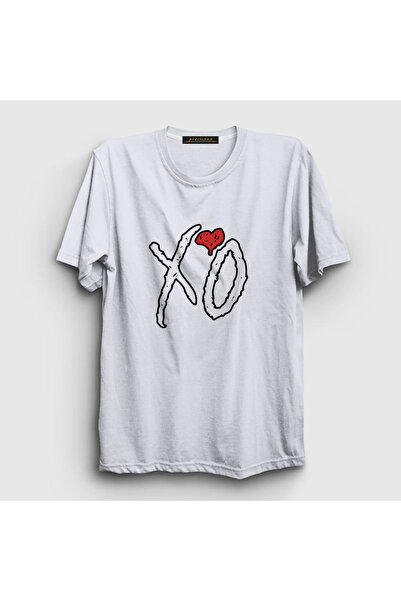 Presmono Unisex beli Xo The Weeknd T-shirt 159063tt