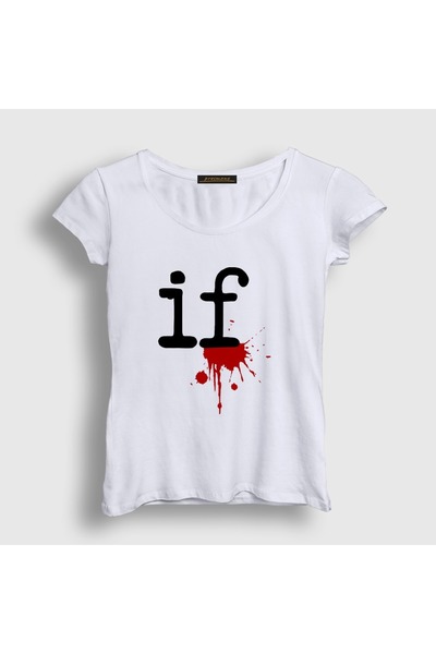 Presmono Women's White Logo if Rock Mindless Self Indulgence T-Shirt 613083Tt