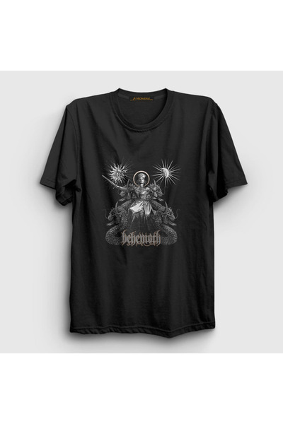 Presmono Unisex crna kraljica Behemoth T-shirt 16773tt