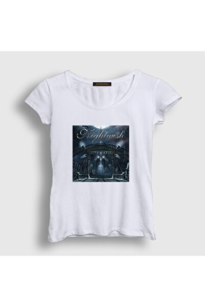 Presmono Women's White Imaginaerum Metal Nightwish T-Shirt 612326Tt