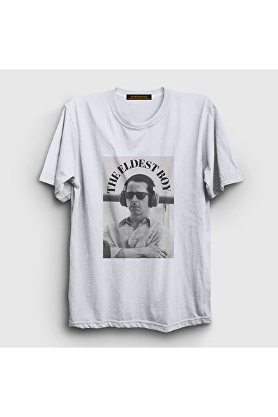 Presmono Unisex White Eldest Kendall Logan Roy Succession T-Shirt 496917Tt