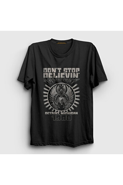 Presmono Unisex Black Don'T Stop Believin Journey T-Shirt 548308Tt