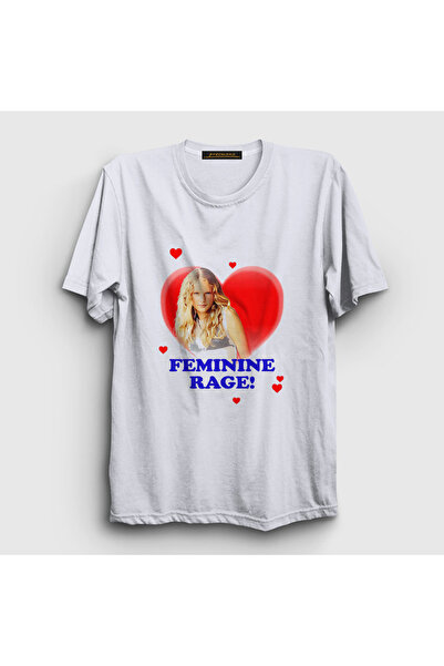Presmono Unisex White Feminine Rage Sabrina Carpenter T-Shirt 559193Tt