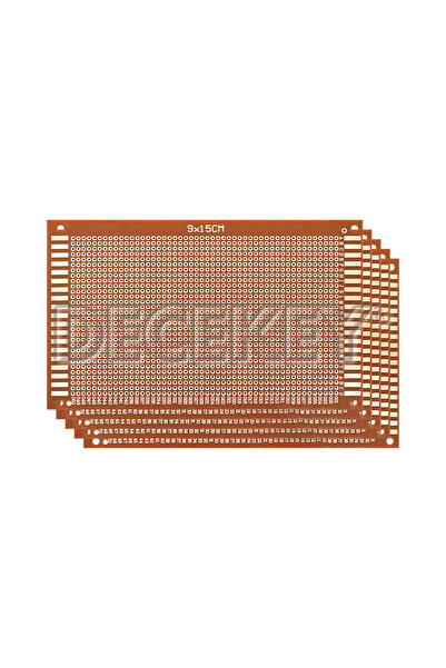 Choice 5pcs 9x15cm Universal PCB Board Yellow Single Sided PCB Printed Circui...