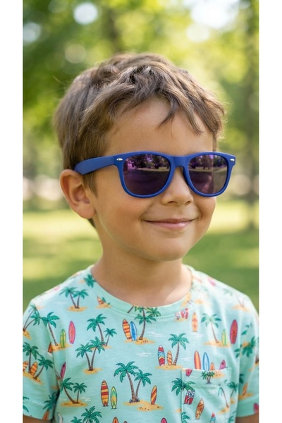 Olivier Philippe Wayfarer Blue/Purple Mirror Olivier Philippe Children's Glasses