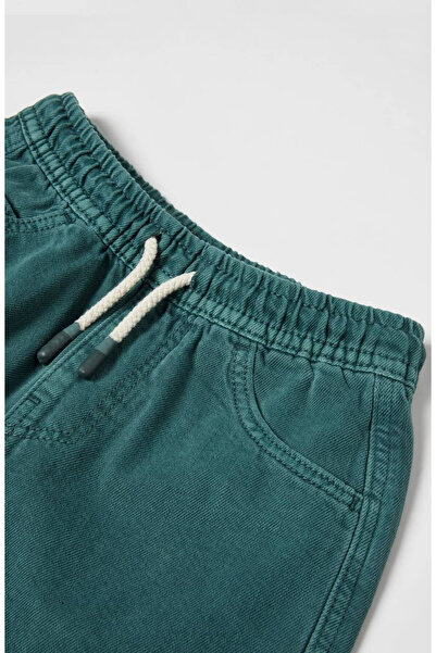 NOBLEKIDS Boy's Basic Denim Shorts Green