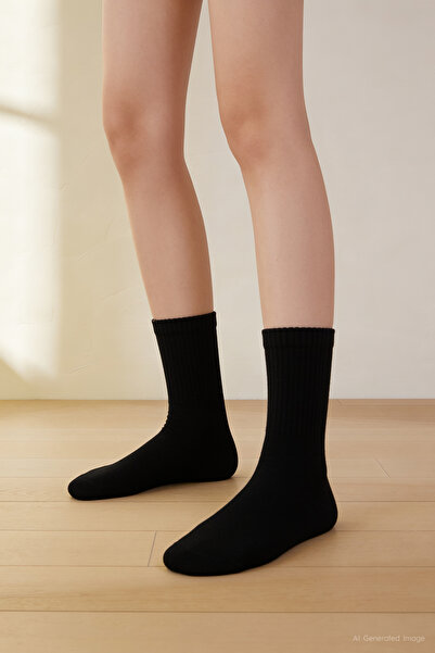 Bolero Fitilli Unisex Çorap Siyah