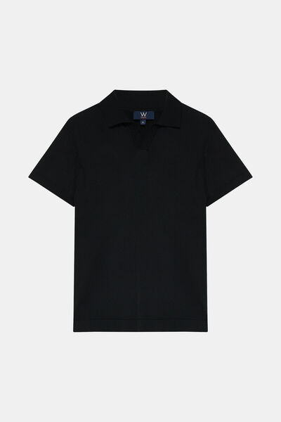 W Collection SİYAH POLO YAKA T-SHIRT