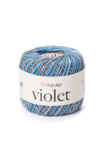 Yarnart Violet Melange - Μαρμάρινο, Mercerized Lace Marbled-505