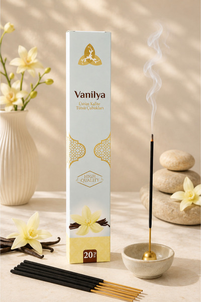 OrdoVeni Vanilya Kokulu Çubuk Tütsü | Kalıcı Oda Kokusu | Premium Aromatik Tü...