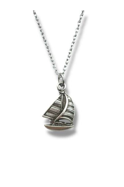 Herşey Nota Unisex Necklace with Ancient Sailing Ship Figure – Sailor-Spirite...