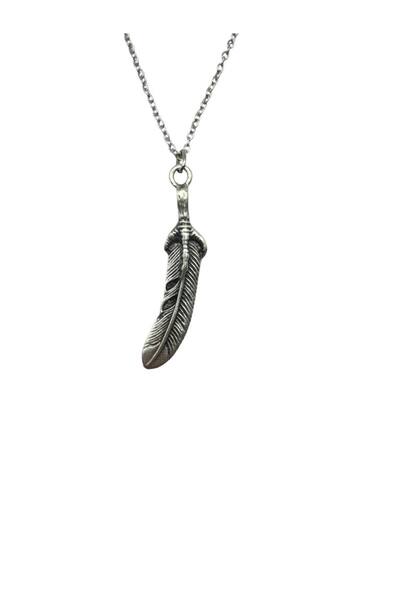 Herşey Nota Feather Figured Unisex Necklace – Elegant, Lightweight and Meanin...