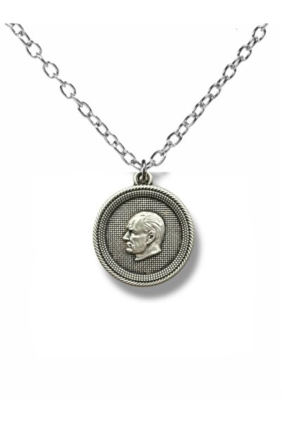 Herşey Nota Mustafa Kemal Atatürk Medal Figured Unisex Necklace – Meaningful ...