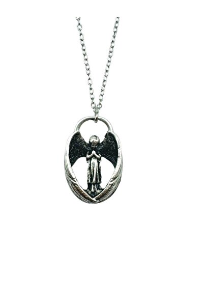 Herşey Nota Guardian Angel Figured Unisex Necklace – Guardian Spirit Themed A...