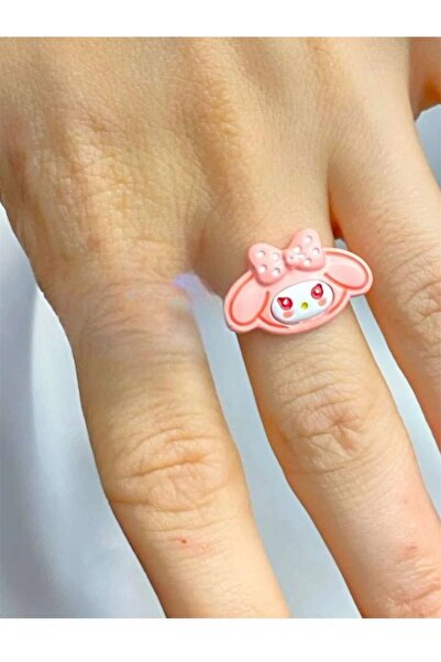 Herşey Nota Melody Pink Child Ring