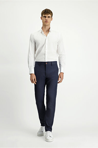 Kiğılı Regular Fit Standard Cut Lycra Canvas / Chino Trousers