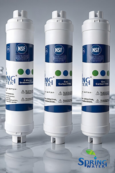 Spring Water Aquante Serisi Uyumlu 3’lü Filtre Seti