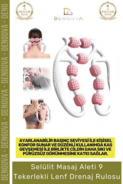 Denguva #MasajAleti Selülit Masaj Aleti Sıkılaştırıcı Kan Dolaşımı 9 Tekerlek...