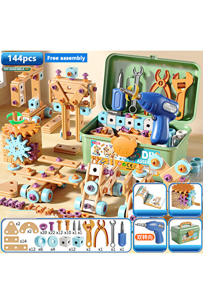 Choice1 144pcs DIY Nut Hand Disassembly Assembly Puzzle Simulated Screwing To...