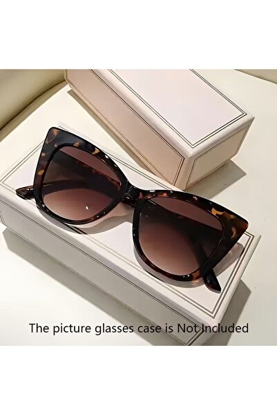 Choice4 C5 1Pc Retro Fashion Large-Frame Cat-Eye Sunglasses, Comfortable to W...