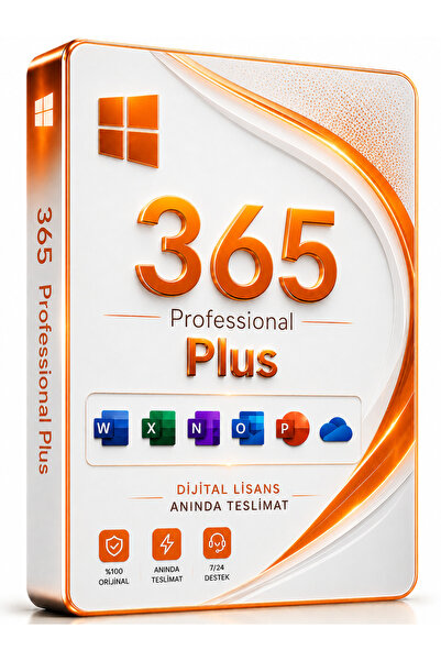 Office365 Professional Plus Dijital Lisans Üyeliği 5 Cihaz Kullanım & Bilgisayar, Ipad,Tablet, MacOS, IOS,Macbook & Anında Teslimat