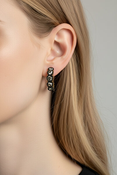 FUYA JEWELLERY Elmas Montür Beştaş Küpe