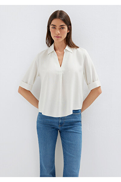 Mavi Striped White Blouse 1211612-80767