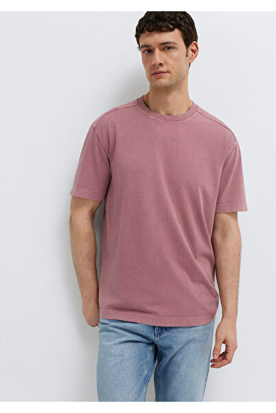 Mavi Rosa Basic-T-Shirt mit lockerer Passform / Bequemer Schnitt 0613312-70948