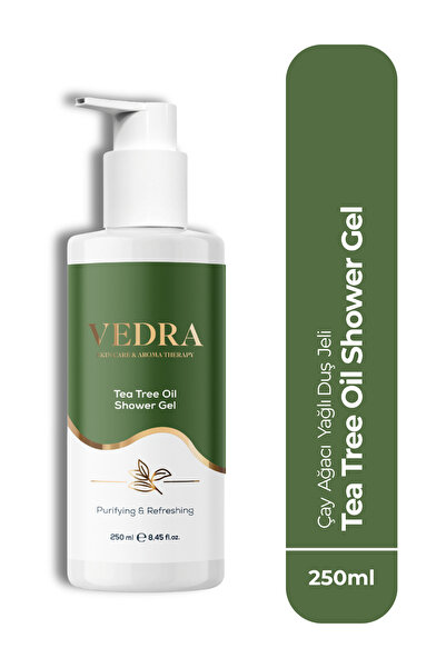 VEDRA AROMATHERAPY & SKINCARE Çay Ağacı Yağlı Duş Jeli Tea Tree Oil Shower Ge...