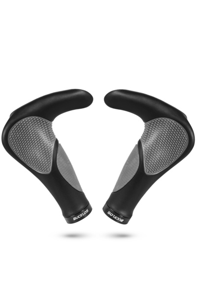 BUCKLOS L-Size Ergonomics Bicycle Grips Lock on Mountain Bike Grip with Vice ...