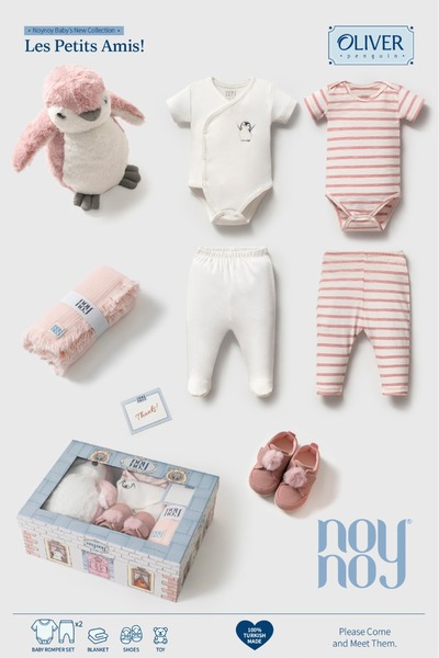 Noy Noy Noynoy 7 Piece Newborn Baby Gift Set with Penguin – Hospital Discharg...