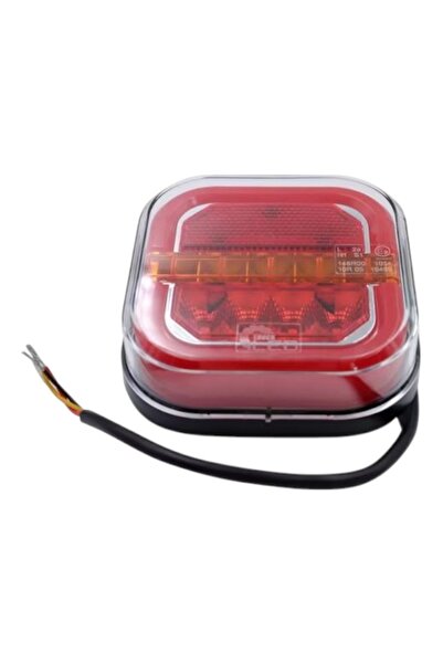 E-ANAMAG Δεξιό φως φρένων LED με δυναμική σήμανση, εφέ νέον, 10,7x10,9 εκ., 1018