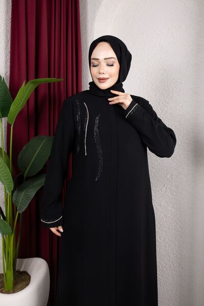 BYH MODA SARMAŞIK TAŞLI FERACE