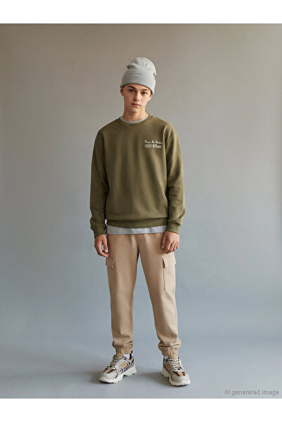 LC Waikiki Elasticated Waist Boys' Cargo Jogger Pants