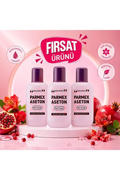 canan Kozmetik PARMEX ASETON NEMLENDİRİCİ BESLEYİCİ 200 ML
