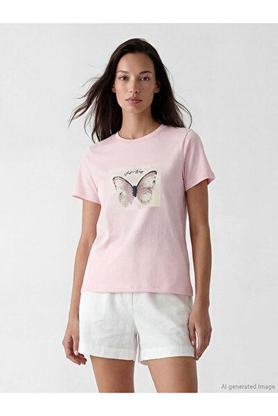 LC Waikiki Woman PINK T-Shirt