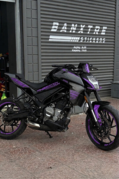 Banxtre CFMOTO NK250 için 28 Parça Komple Sticker Seti (Sağ ve Sol)