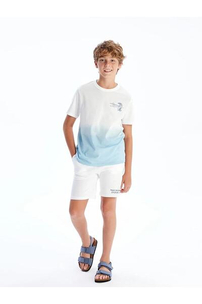 LC Waikiki Lcw Kids Crew Neck Boys T-Shirt and Shorts (S5)