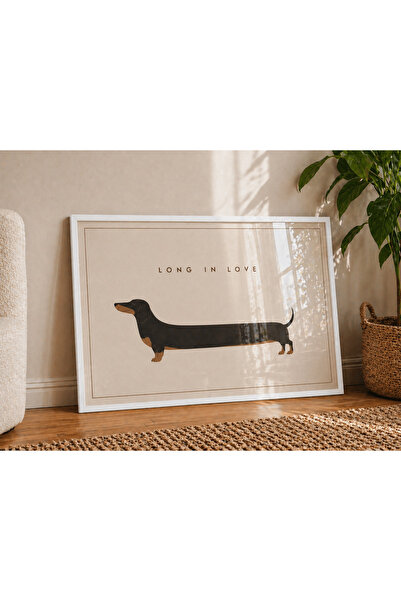 artera casa Long Love – Dachshund Köpek Tablo
