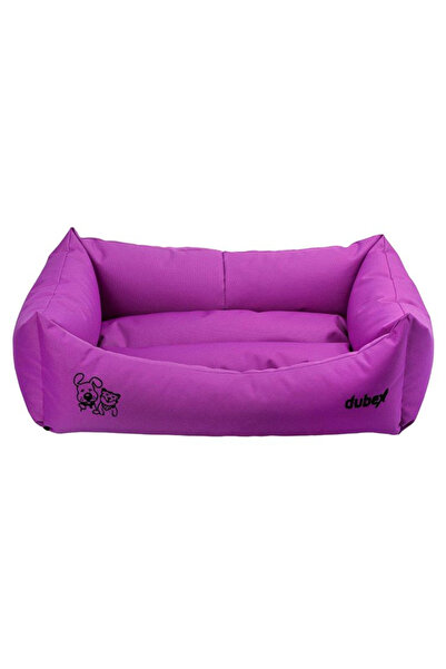 4Dog Deluxe Λιλά Αδιάβροχο Κρεβάτι Κατοικίδιων Οξφόρντ για Σκύλους & Γάτες, Μ...