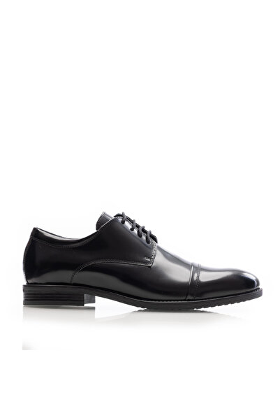 UrbanShoes Pantofi casual bărbați din piele naturală Leofex - 665 Negru Flora...